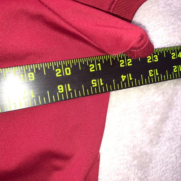 Essentials Women's Polo Shirt Size XL Short Sleeve Classic Red Casual Travel - Picture 4 of 11